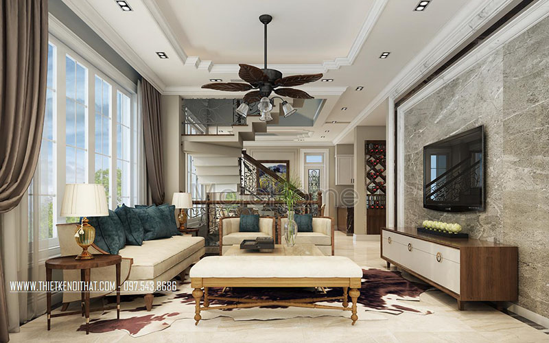 Mẫu thiết kế biệt thự đẹp 2018 phong cách hiện đại sang trọng